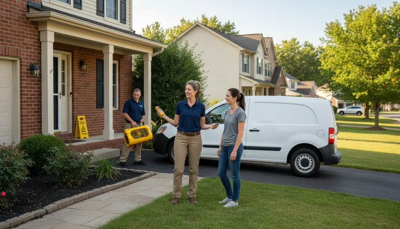 Residential water damage restoration in Cottonwood, ID